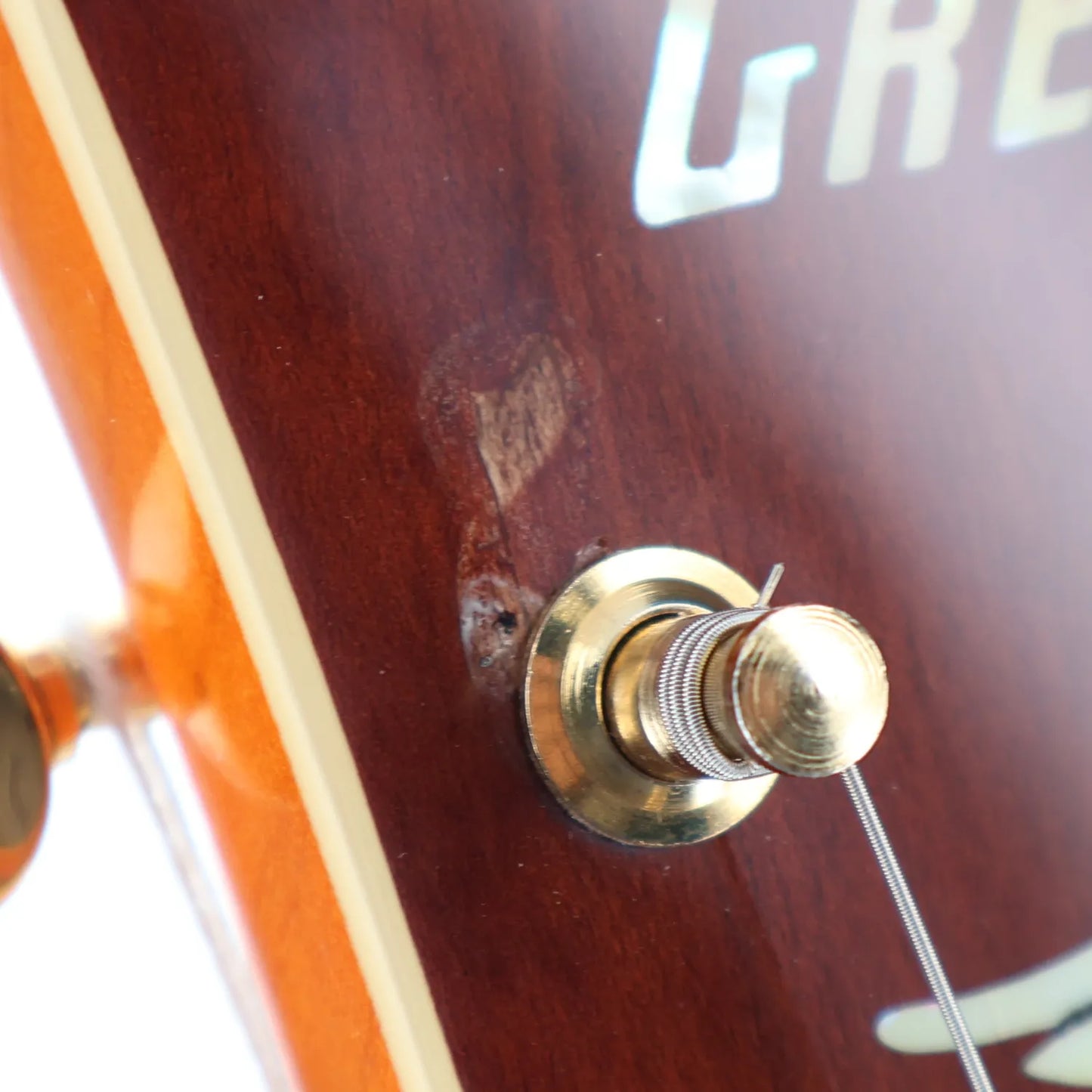 G6120T-55 Vintage Select Edition '55 Chet Atkins Hollow Body with Bigsby, TV Jones, Vintage Orange Stain Lacquer (B2) (03029)