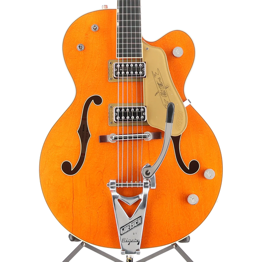 G6120T-59 Vintage Select Edition '59 Chet Atkins Hollow Body with Bigsby, TV Jones, Vintage Orange Stain Lacquer (C6) (41242)
