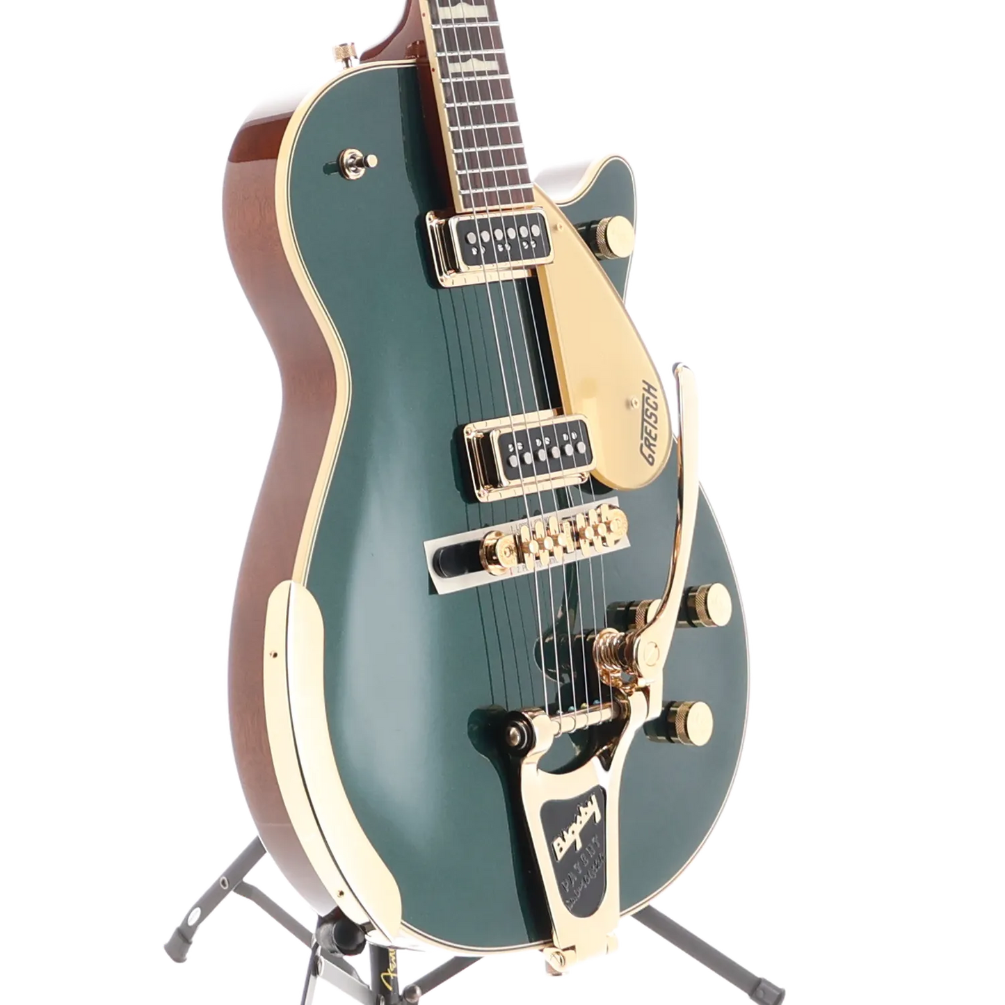 G6128T-57 Vintage Select 57 Duo Jet with Bigsby, TV Jones, Cadillac Green (OB8) (51417)