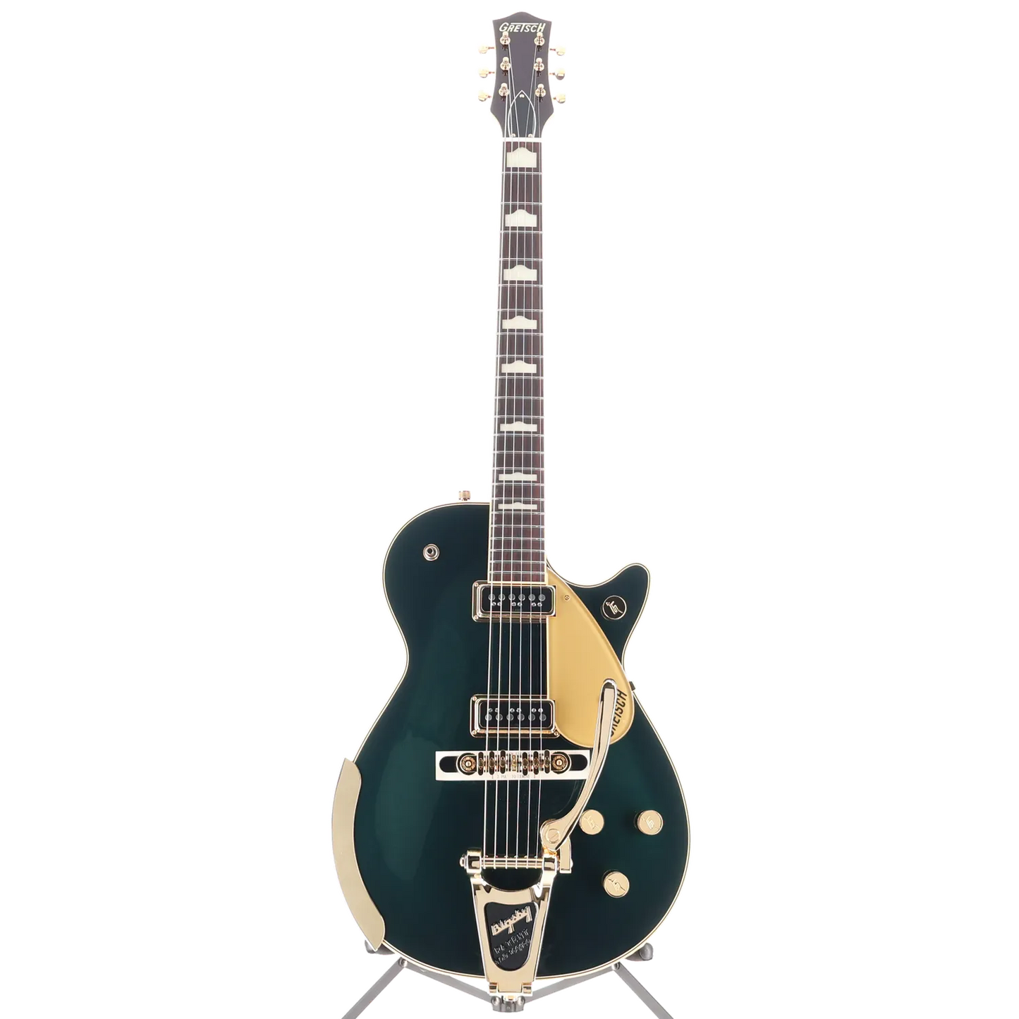 G6128T-57 Vintage Select 57 Duo Jet with Bigsby, TV Jones, Cadillac Green (OB8) (51417)