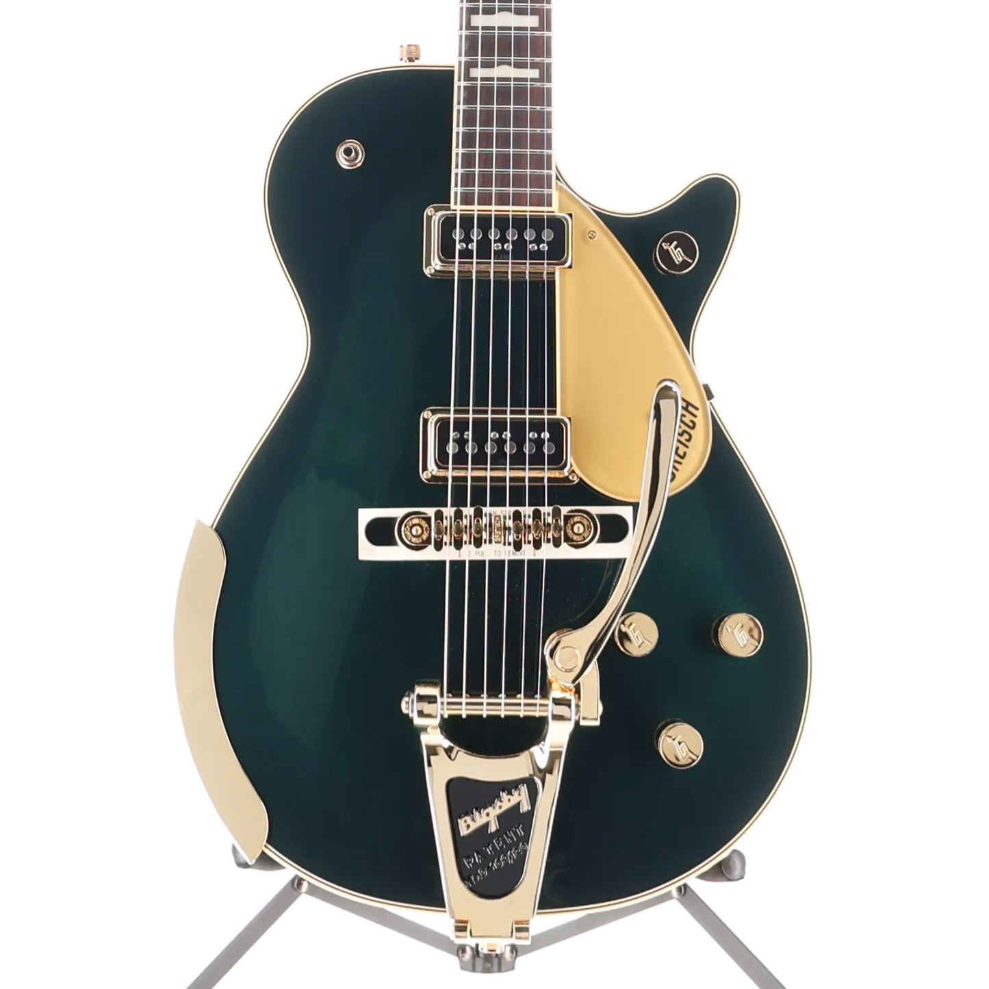 G6128T-57 Vintage Select 57 Duo Jet with Bigsby, TV Jones, Cadillac Green (OB8) (51417)