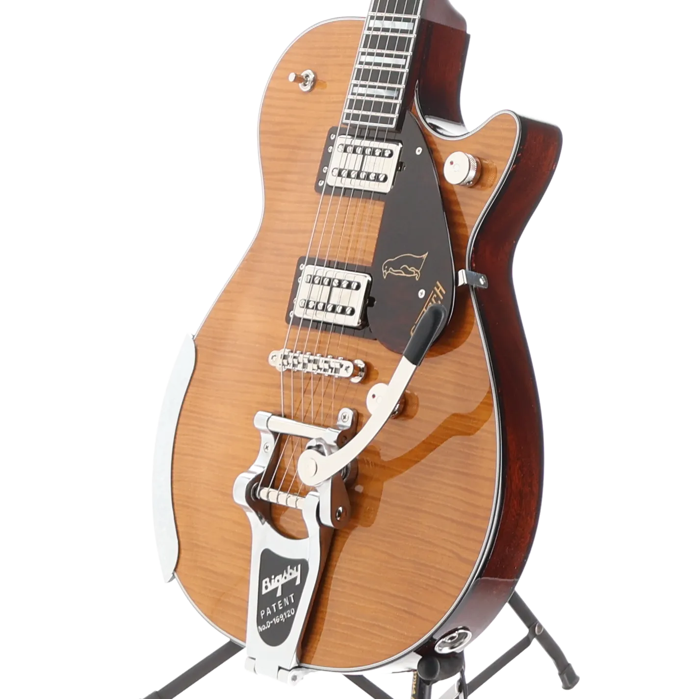 G6134TFM-NH Nigel Hendroff Signature Penguin, Ebony Fingerboard, Amber Flame (RC1) (24935)