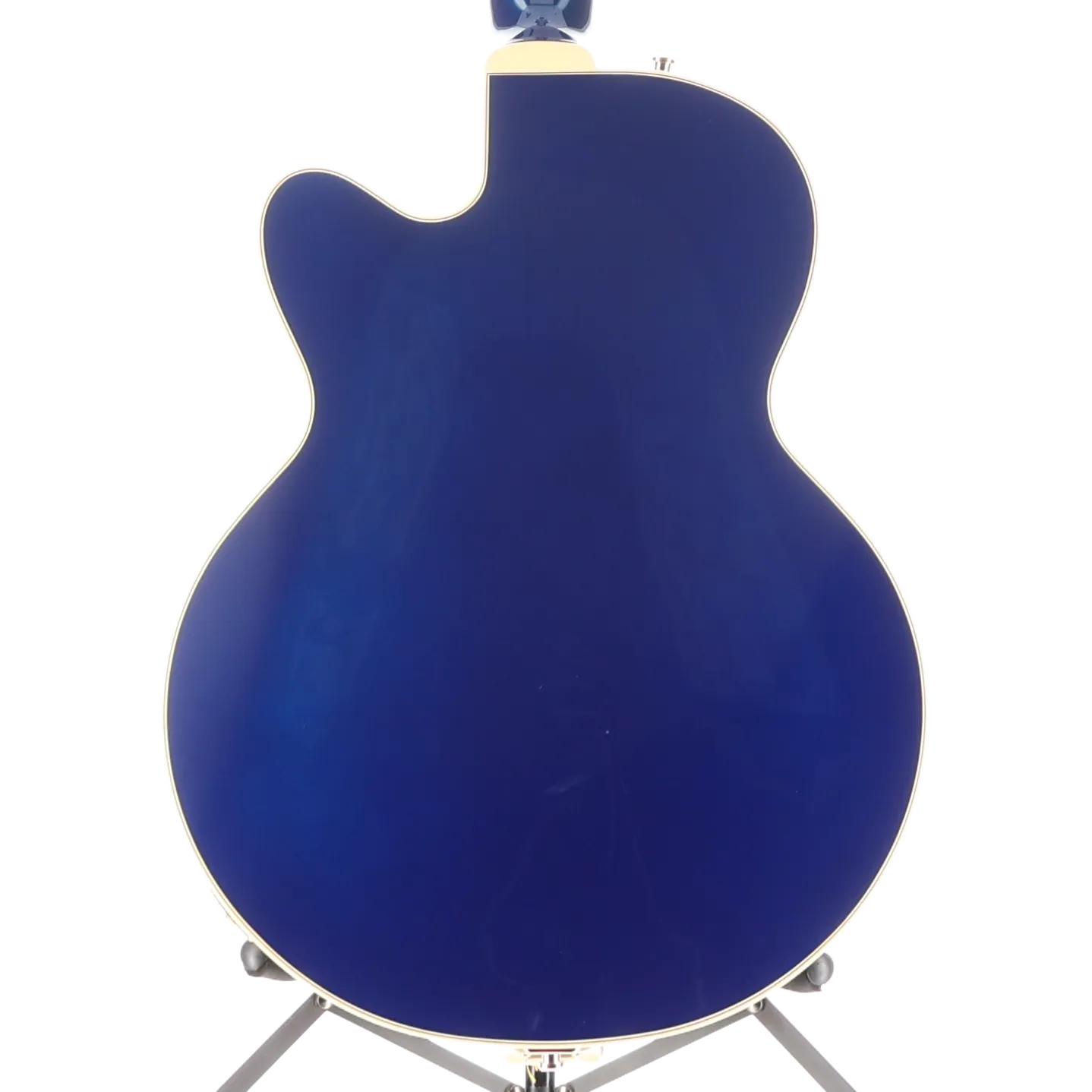 G6659TG Players Edition Broadkaster Jr. Center Block Single-Cut with String-Thru Bigsby and Gold Hardware, Ebony Fingerboard, Azure Metallic (H4) (93299)