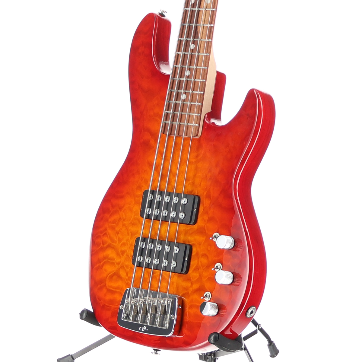 G&L 2017 - G&L Build to Order CLF Research Series 750 L-2500 Quilted Cherry Sunburst (K1) (09246)