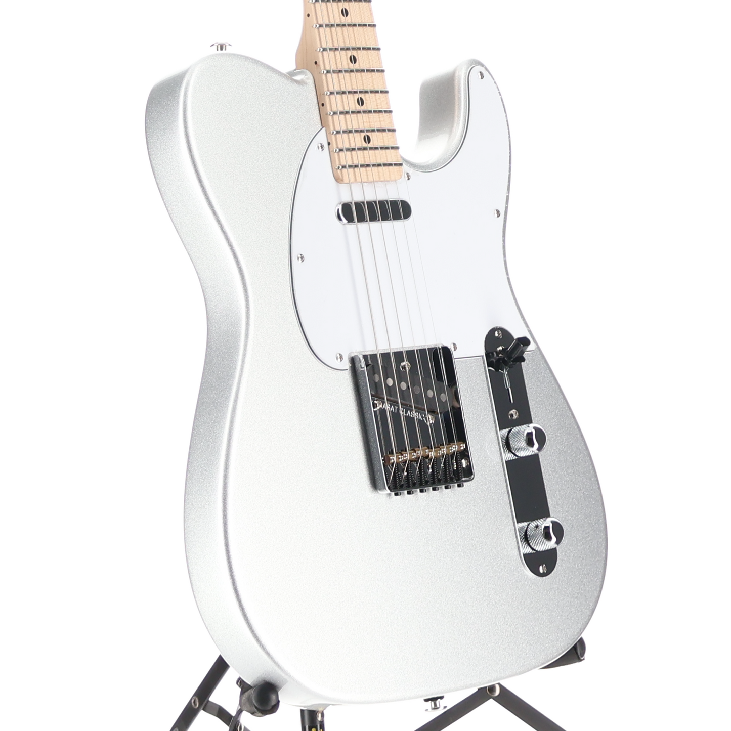 G&L ASAT Classic Electric Guitar Silver Metallic (09016)