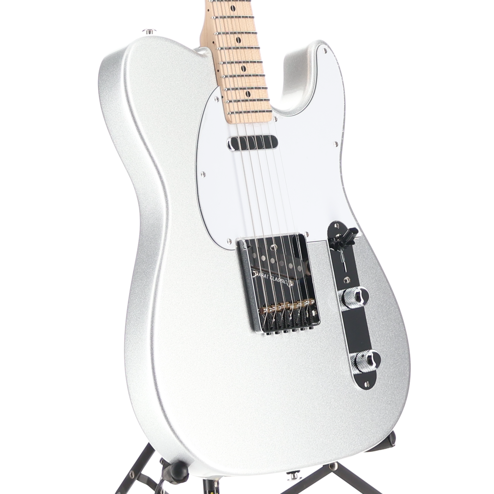 G&L ASAT Classic Electric Guitar Silver Metallic (09016)