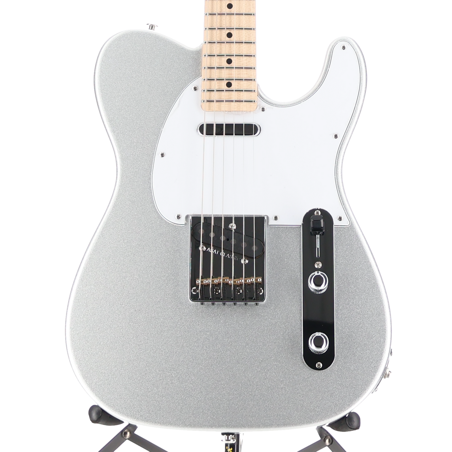 G&L ASAT Classic Electric Guitar Silver Metallic (09016)