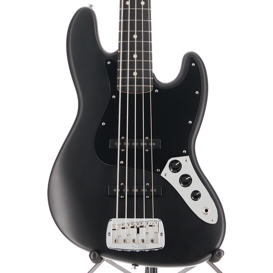 G&L Build to Order JB-5 String Bass Jet Black Satin "Frost" Top Coat (J3) (05058)