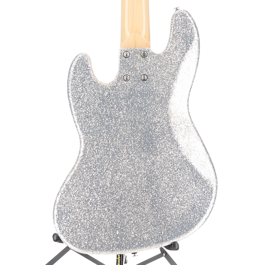 G&L Build to Order JB-5 String Bass Silver Metallic Flake (07010)