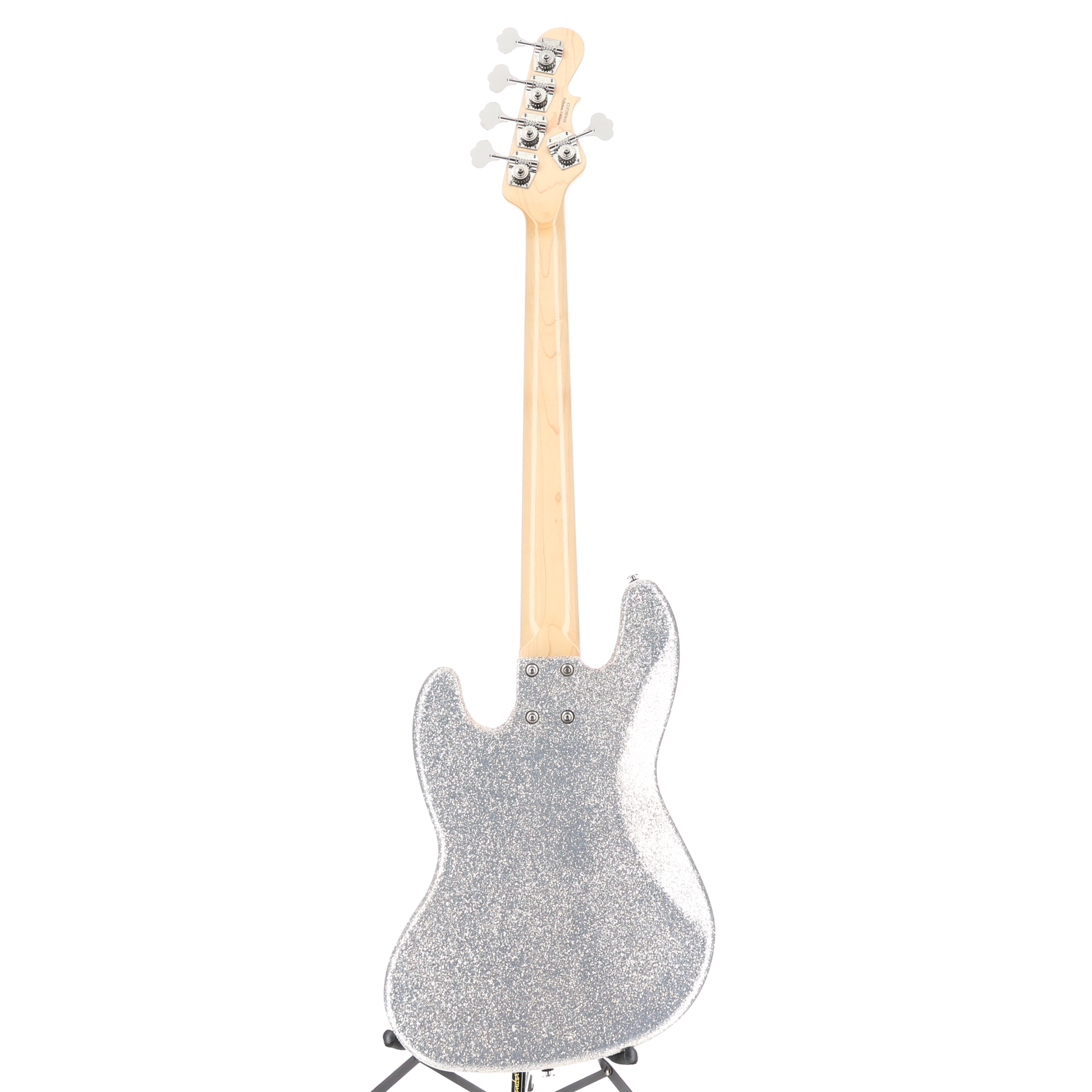 G&L Build to Order JB-5 String Bass Silver Metallic Flake (07010)