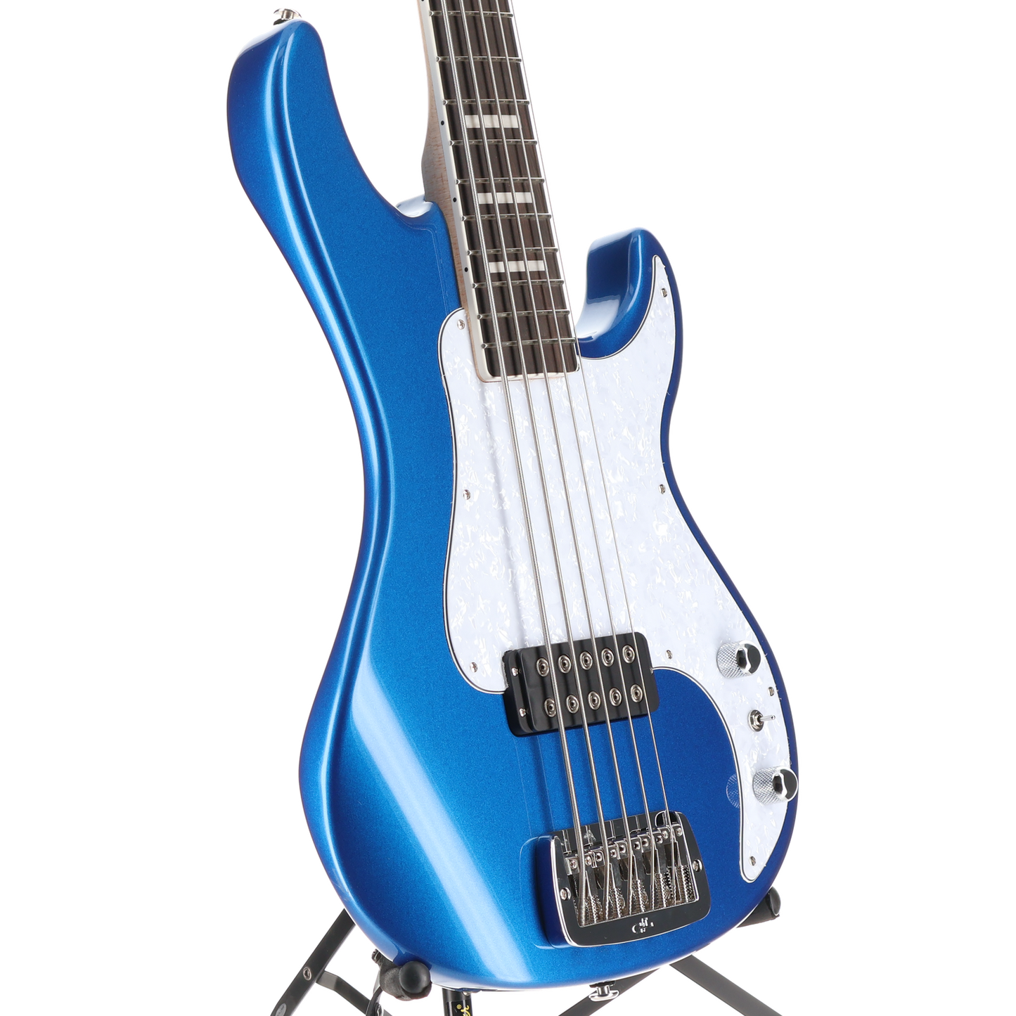 G&L Build to Order Kiloton 5 String Bass Guitar Midnight Blue Metallic (07160)