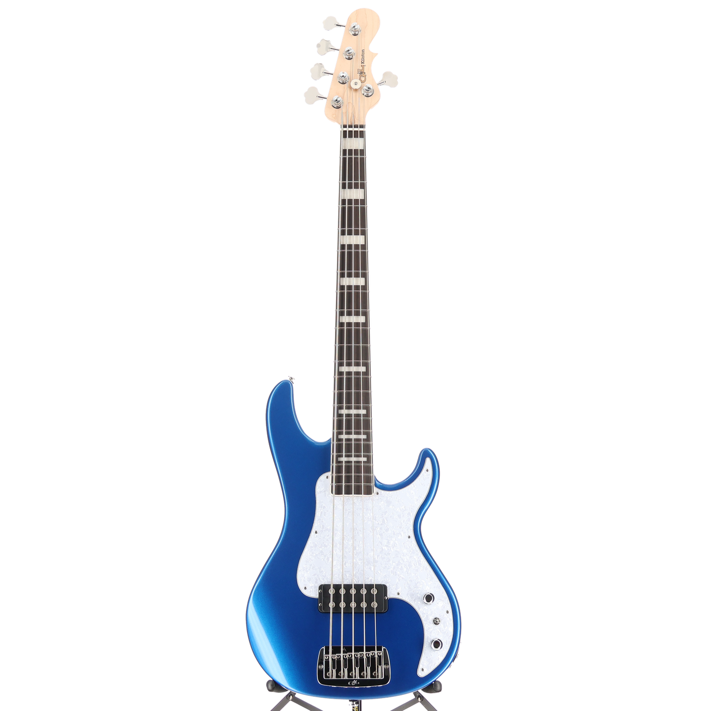 G&L Build to Order Kiloton 5 String Bass Guitar Midnight Blue Metallic (07160)