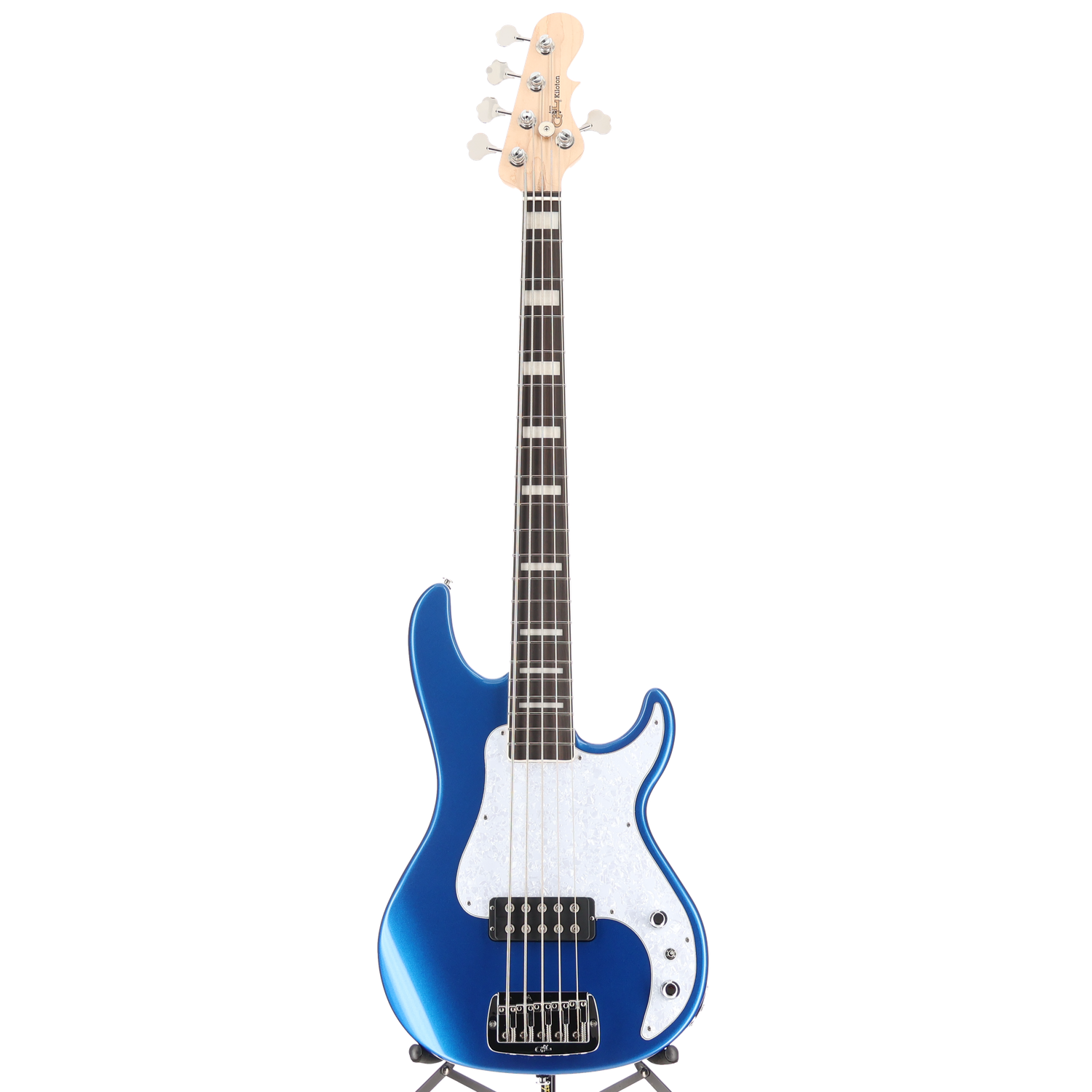 G&L Build to Order Kiloton 5 String Bass Guitar Midnight Blue Metallic (07160)