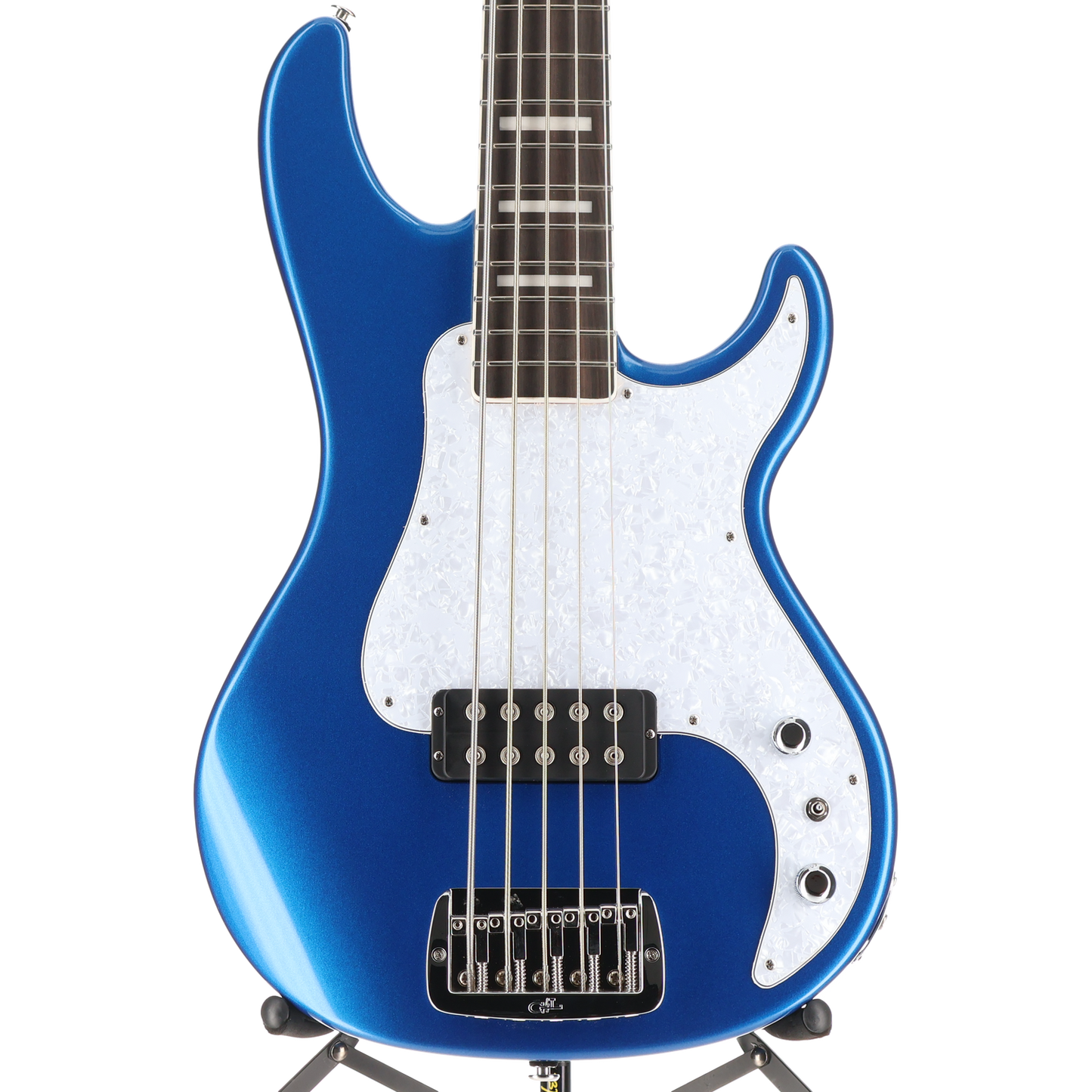 G&L Build to Order Kiloton 5 String Bass Guitar Midnight Blue Metallic (07160)