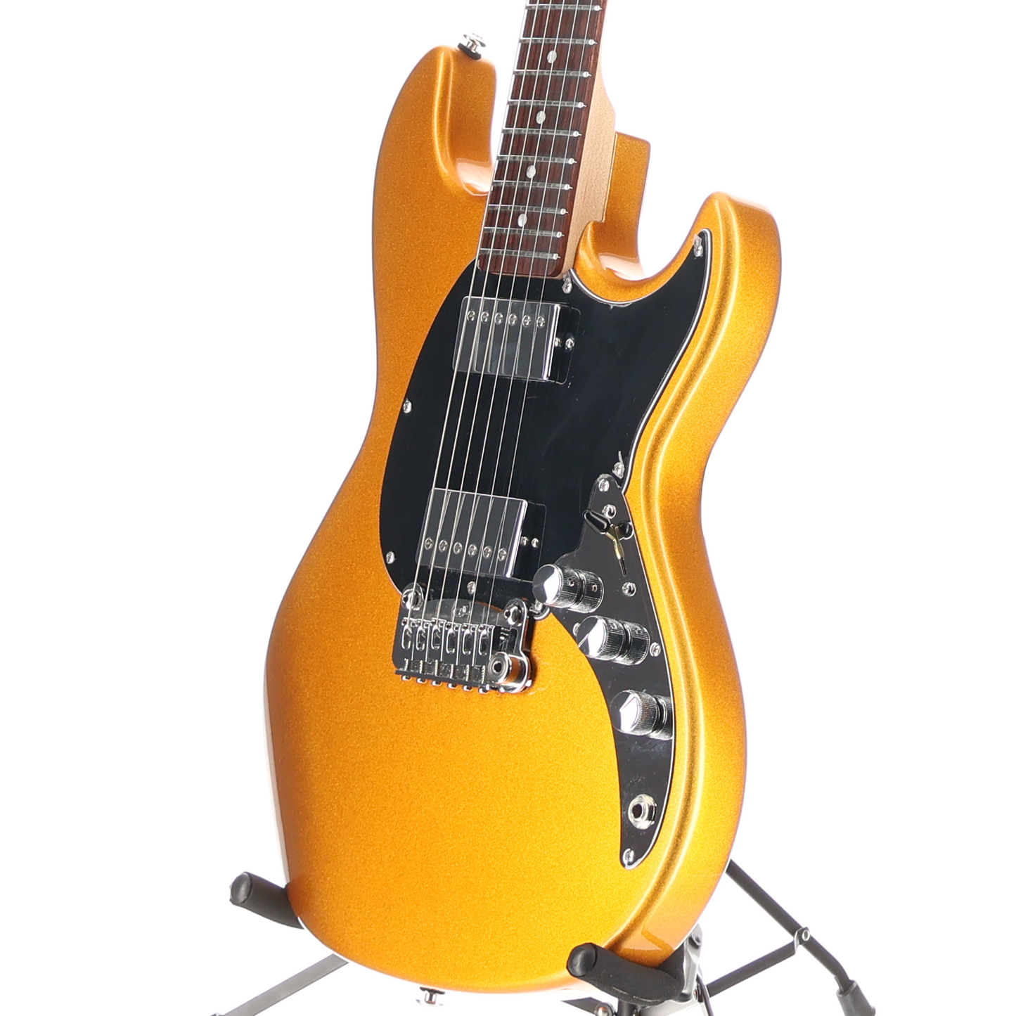 G&L CLF Research Build To Order Sky Hawk Electric Guitar HH - Pharaoh Gold Firemist (E6) (12084)