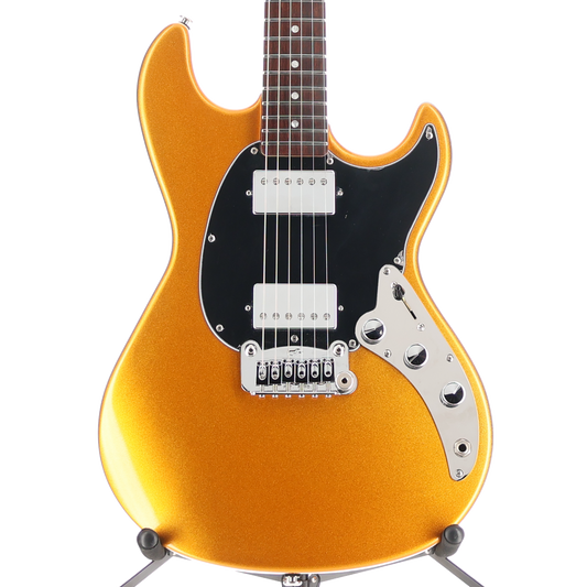 G&L CLF Research Build To Order Sky Hawk Electric Guitar HH - Pharaoh Gold Firemist (E6) (12084)