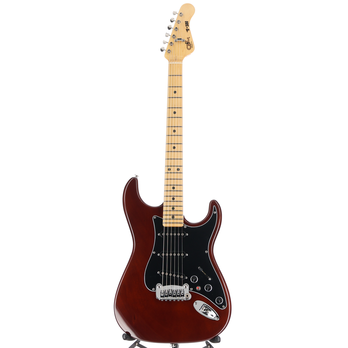 G&L CLF Research Prototype S-500 Electric Guitar Mocha Finish (#13) (08107)