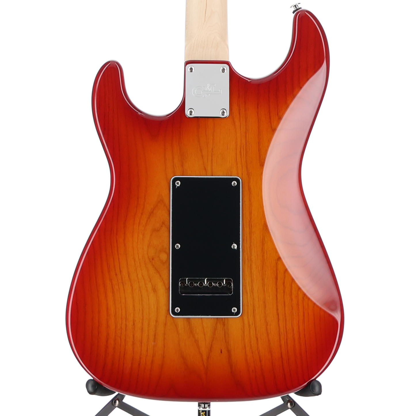 G&L CLF Research S-500 Electric Guitar Cherry Sunburst (07003)