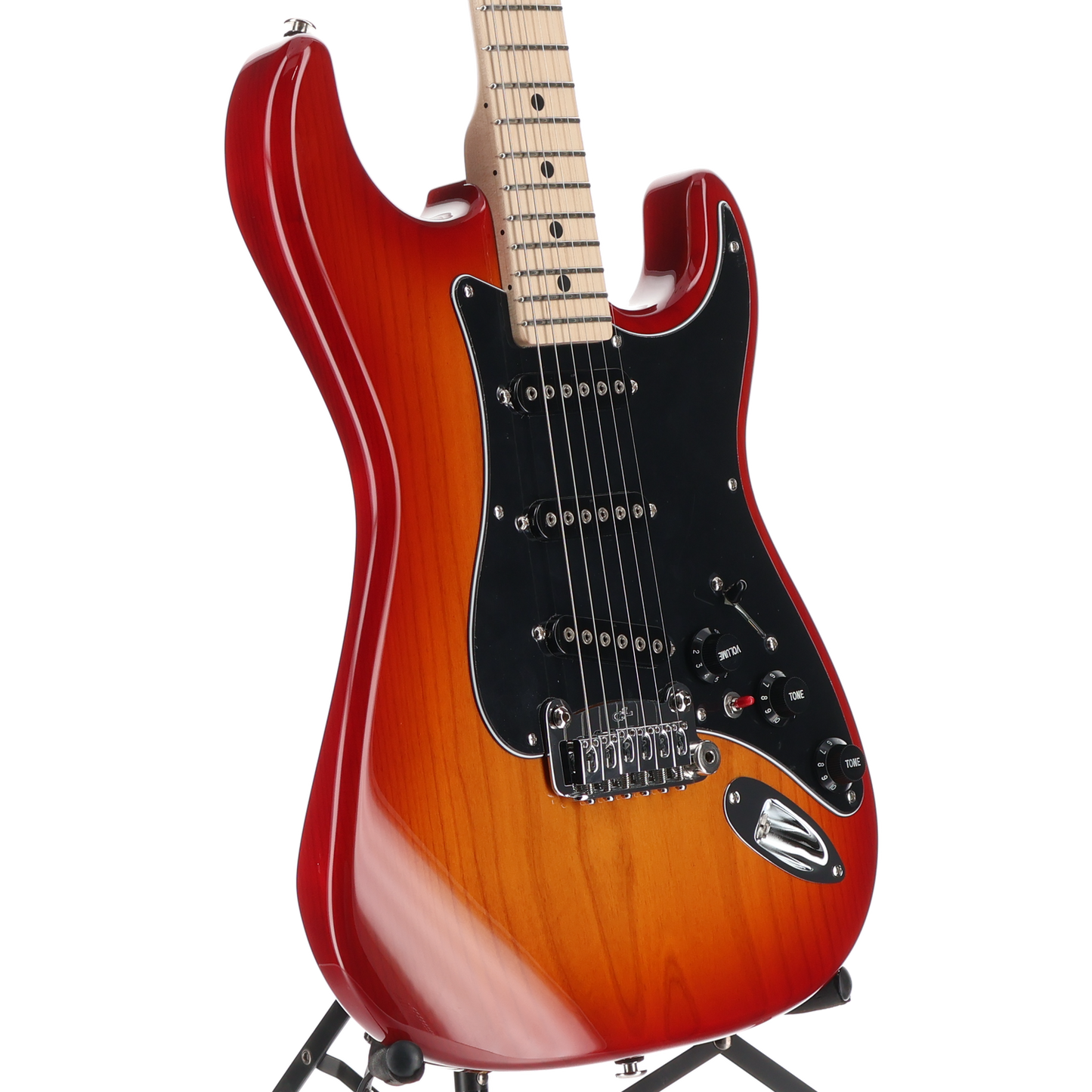 G&L CLF Research S-500 Electric Guitar Cherry Sunburst (07003)