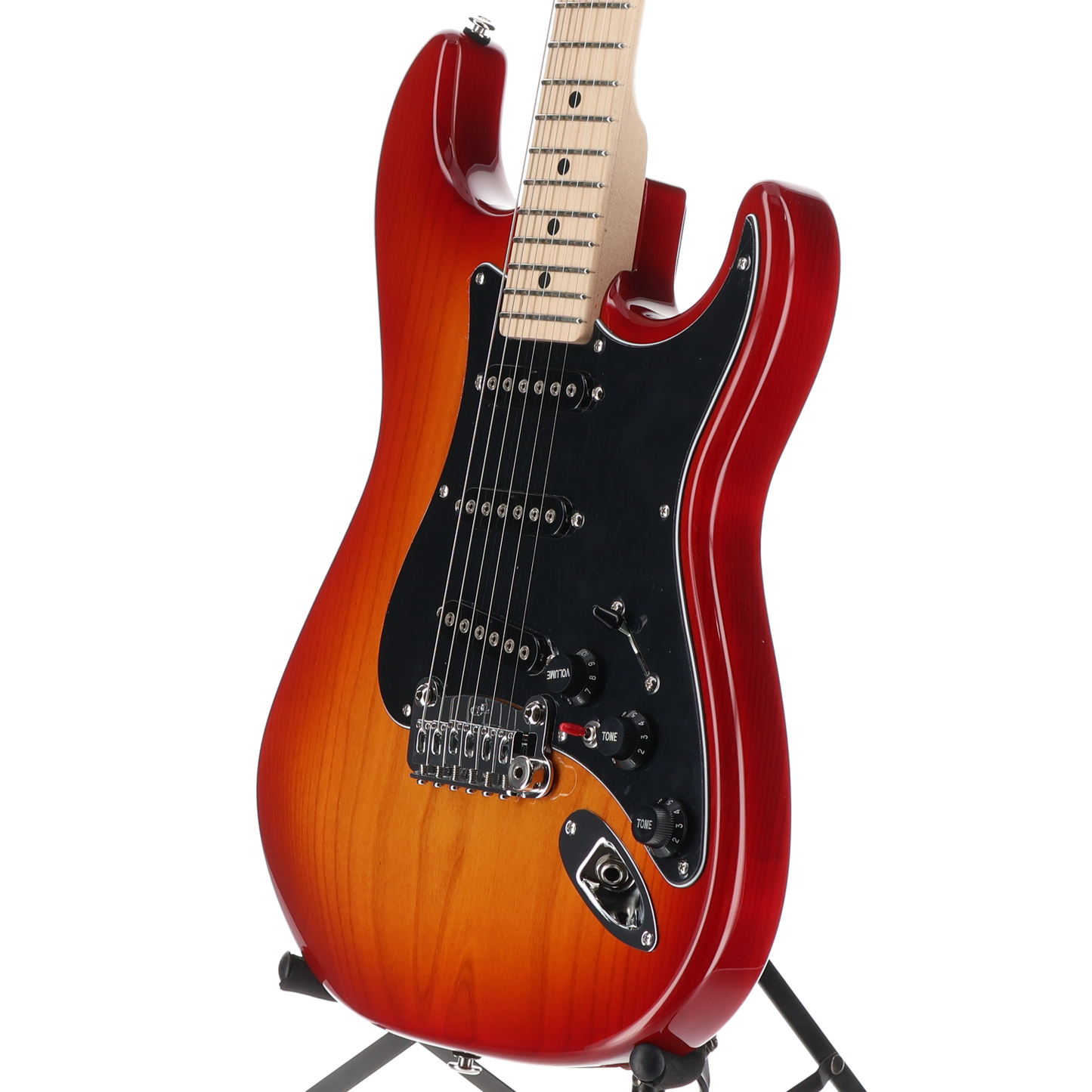 G&L CLF Research S-500 Electric Guitar Cherry Sunburst (07003)