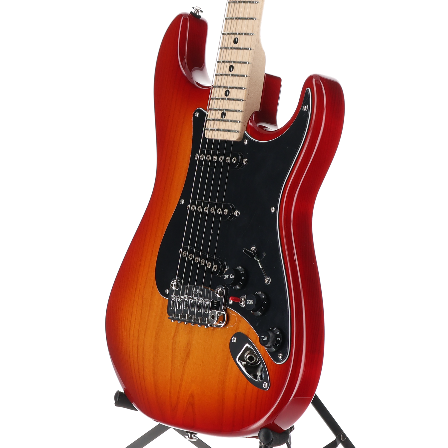 G&L CLF Research S-500 Electric Guitar Cherry Sunburst (07003)