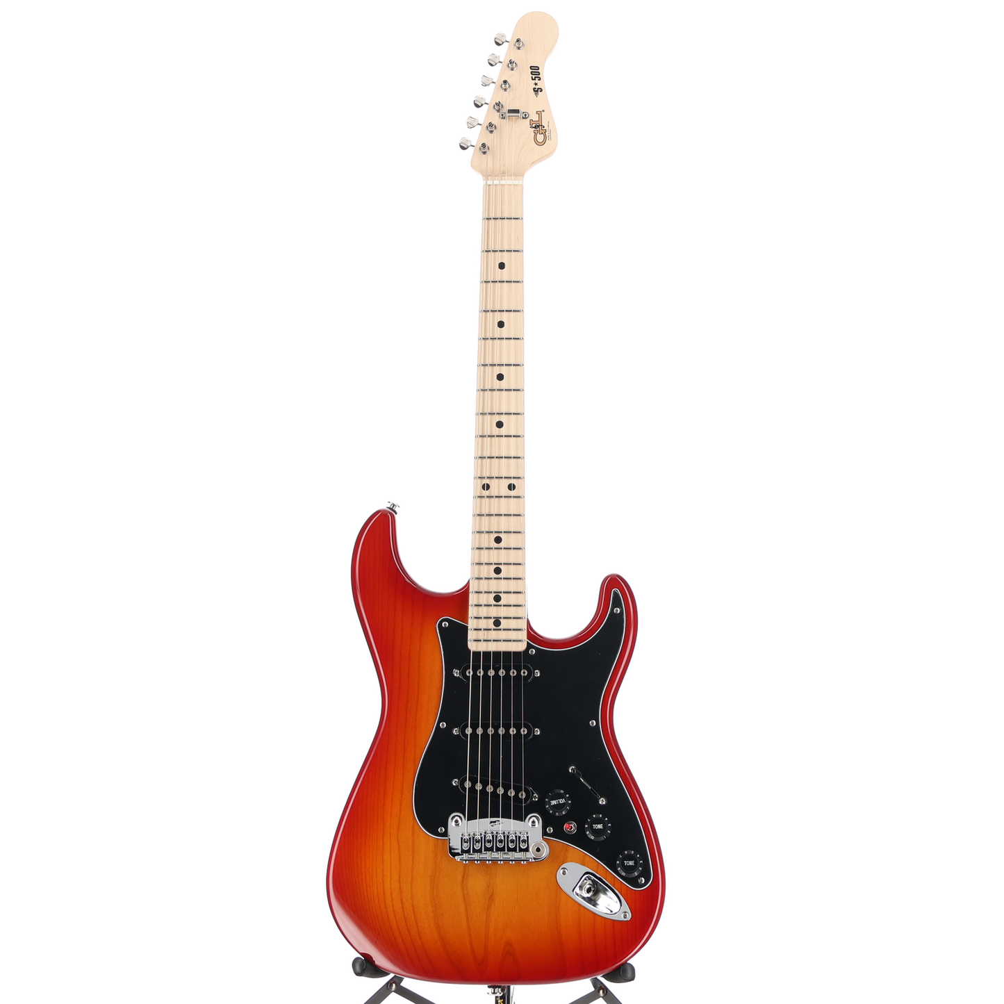 G&L CLF Research S-500 Electric Guitar Cherry Sunburst (07003)