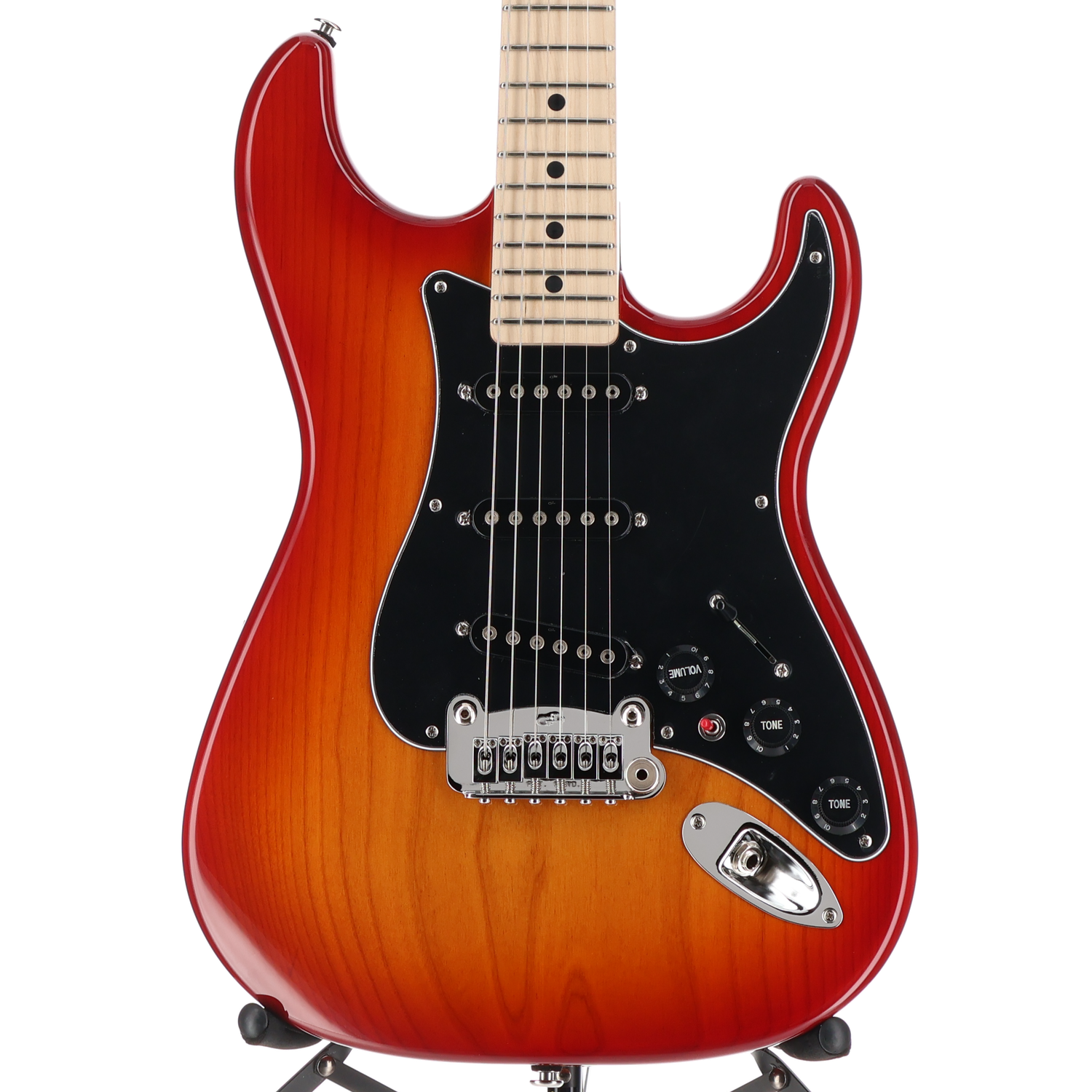 G&L CLF Research S-500 Electric Guitar Cherry Sunburst (07003)