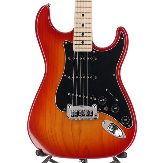 G&L CLF Research S-500 Electric Guitar Cherry Sunburst (07003)