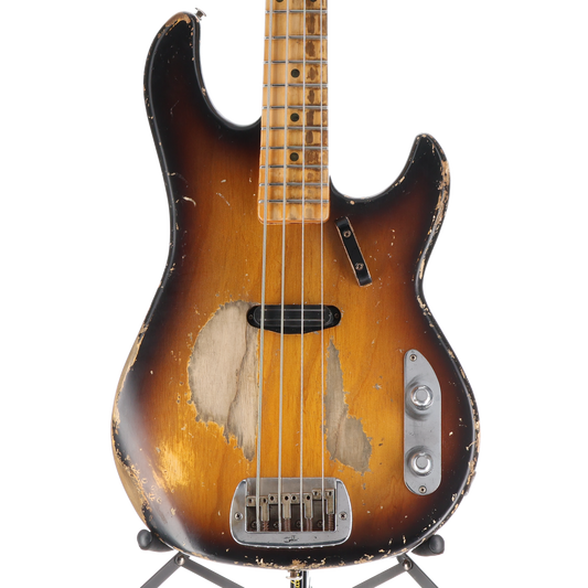 G&L Custom Shop Icon Inspired L-1000 Heavy Aged P bass 2-Tone Sunburst (08011)