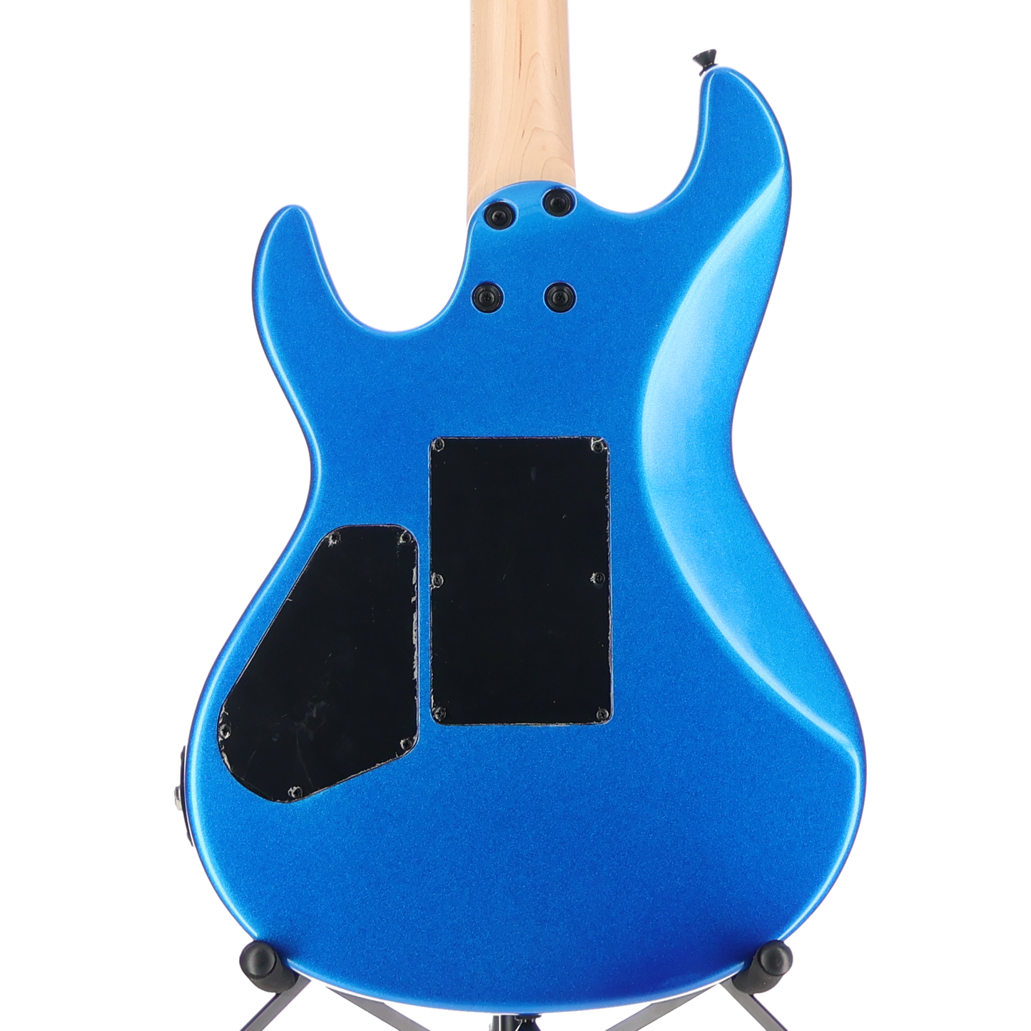 G&L Fullerton Deluxe 2 Pickup Rampage 24 - Sparkle Blue, Maple Fingerboard, Chrome Floyd Rose (F10) (09080)