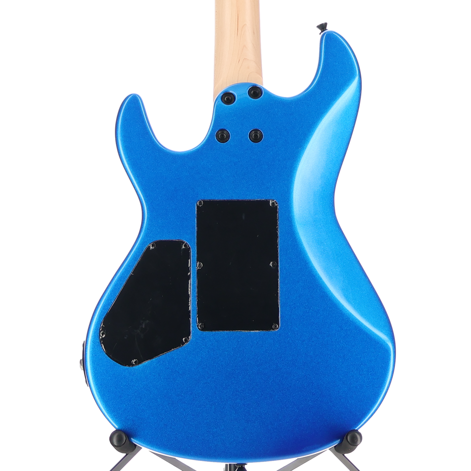 G&L Fullerton Deluxe 2 Pickup Rampage 24 - Sparkle Blue, Maple Fingerboard, Chrome Floyd Rose (F10) (09080)