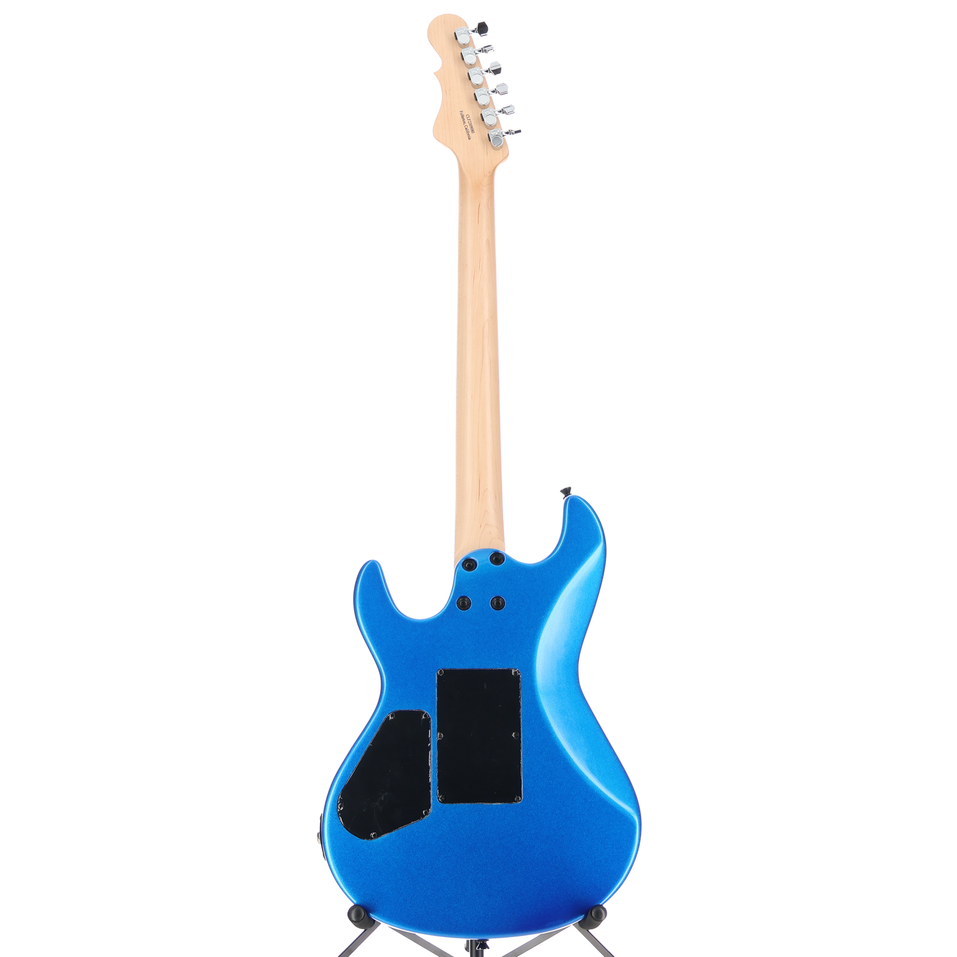 G&L Fullerton Deluxe 2 Pickup Rampage 24 - Sparkle Blue, Maple Fingerboard, Chrome Floyd Rose (F10) (09080)