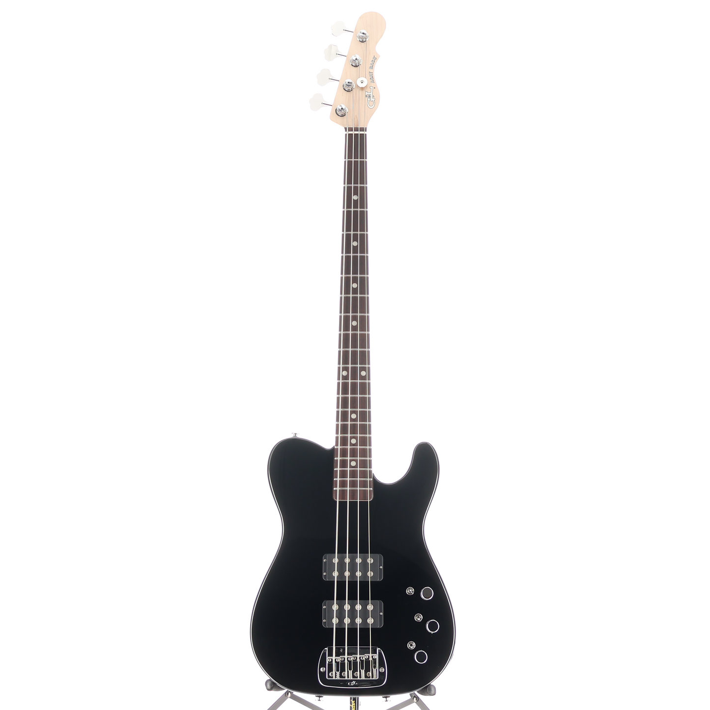 G&L Fullerton Deluxe ASAT 4 String Bass Jet Black (06048)
