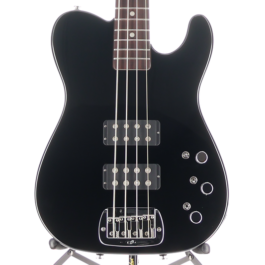 G&L Fullerton Deluxe ASAT 4 String Bass Jet Black (06048)