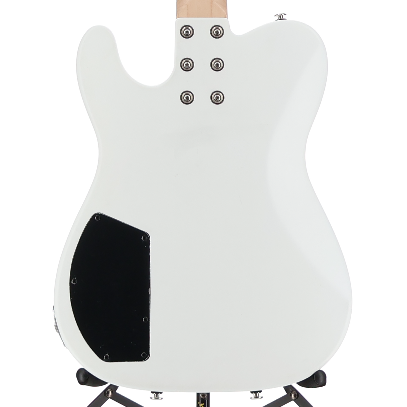 G&L Fullerton Deluxe ASAT Bass Alpine White Satin Frost Top Coat (06121)