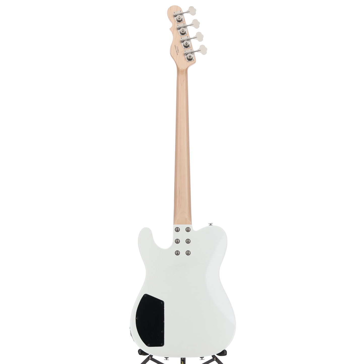 G&L Fullerton Deluxe ASAT Bass Alpine White Satin Frost Top Coat (06121)
