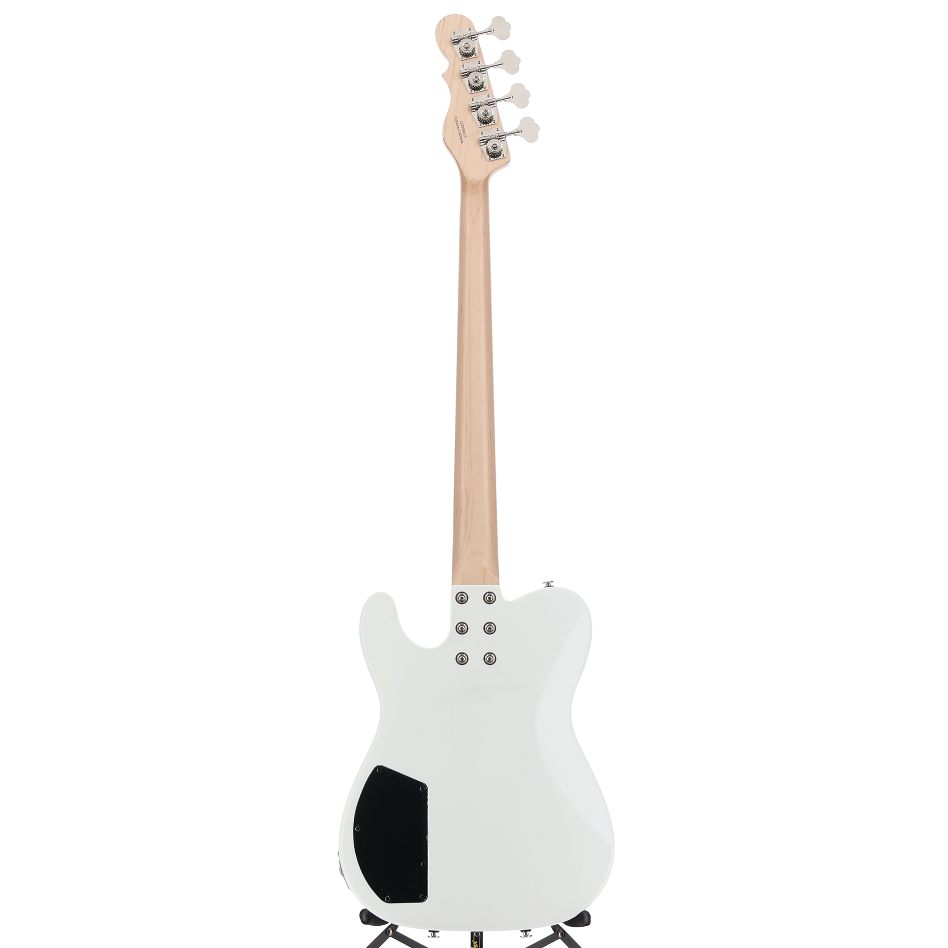 G&L Fullerton Deluxe ASAT Bass Alpine White Satin Frost Top Coat (06121)