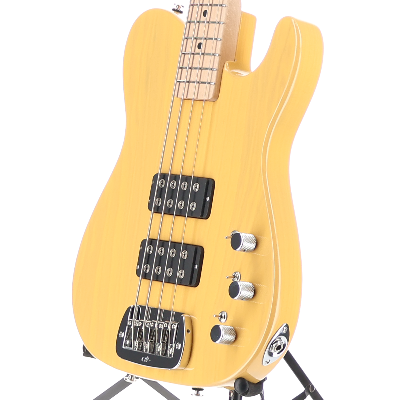 G&L Fullerton Deluxe ASAT Bass Butterscotch Blonde finish (06046)