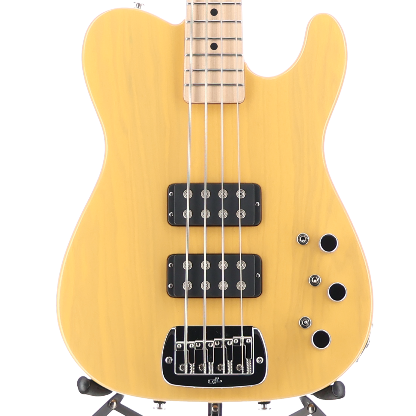 G&L Fullerton Deluxe ASAT Bass Butterscotch Blonde finish (06046)