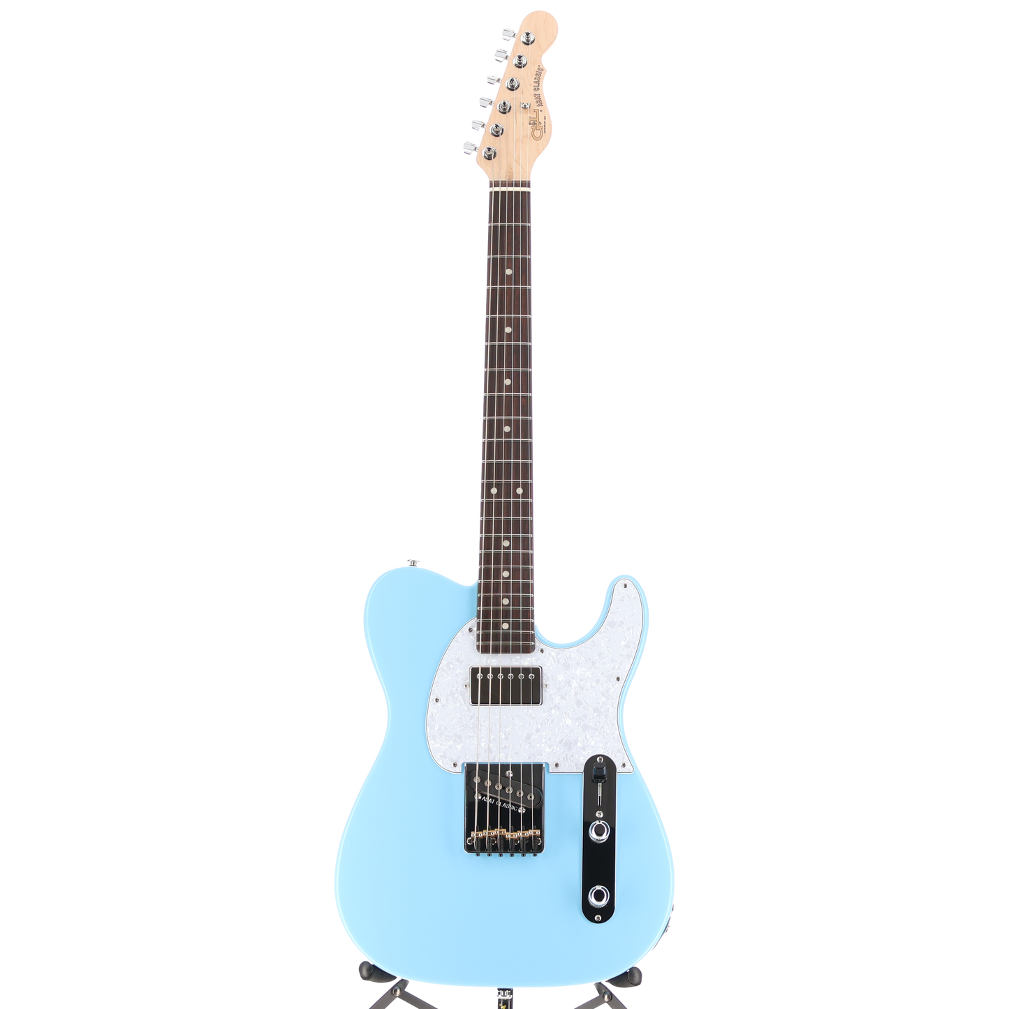 G&L Fullerton Deluxe ASAT Classic Bluesboy Electric Guitar Himalayan Blue (06170)