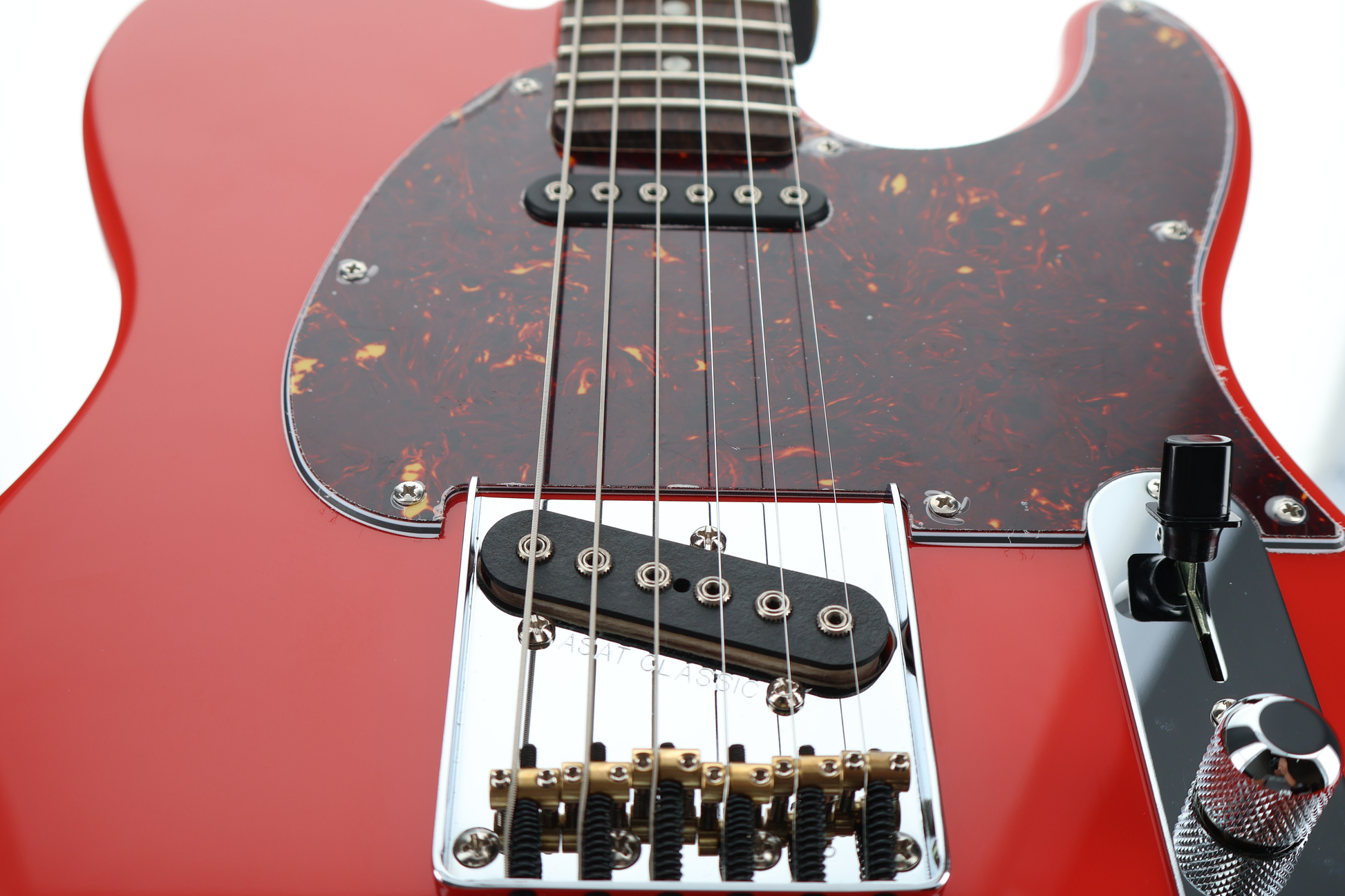 G&L Fullerton Deluxe ASAT Classic Electric Guitar Fullerton Red (05156)