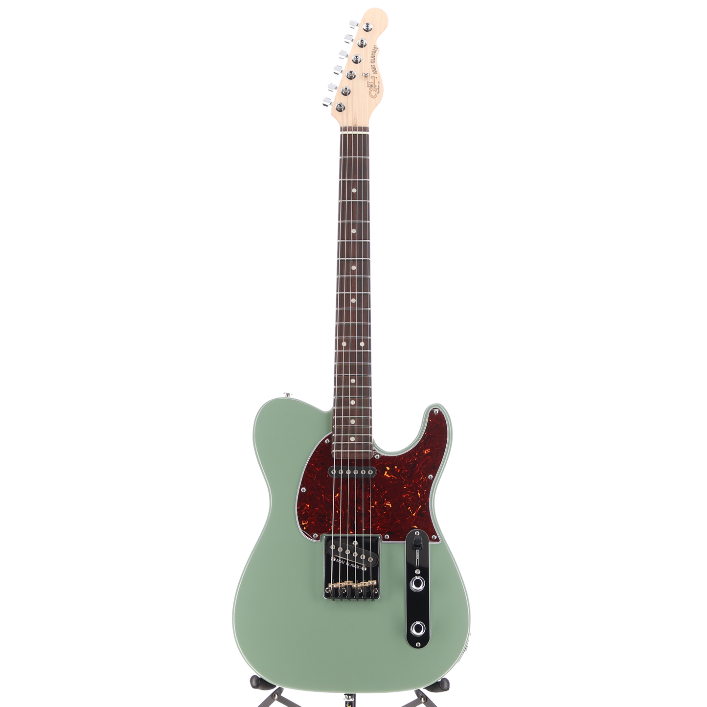 G&L Fullerton Deluxe ASAT Classic Electric Guitar Macha Green (06063)