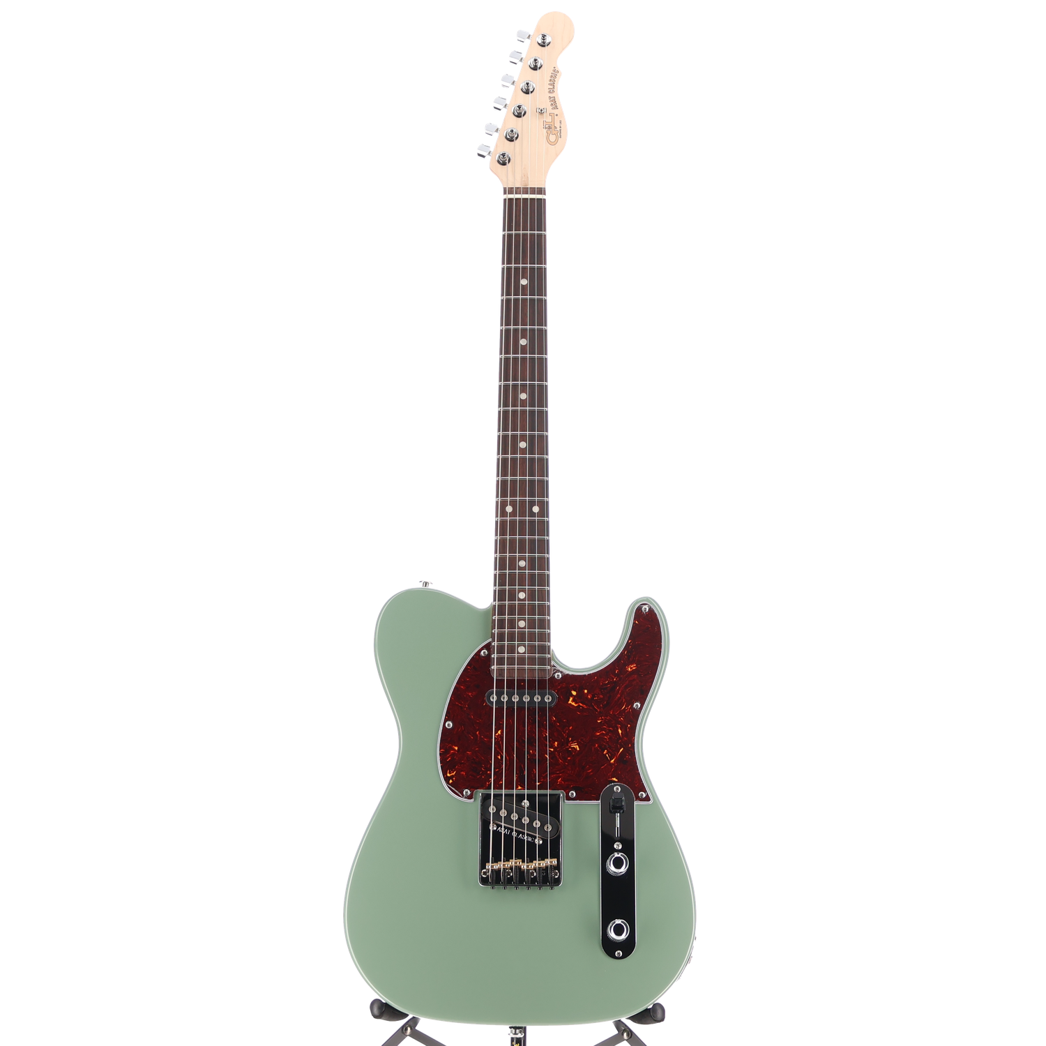 G&L Fullerton Deluxe ASAT Classic Electric Guitar Macha Green (06063)