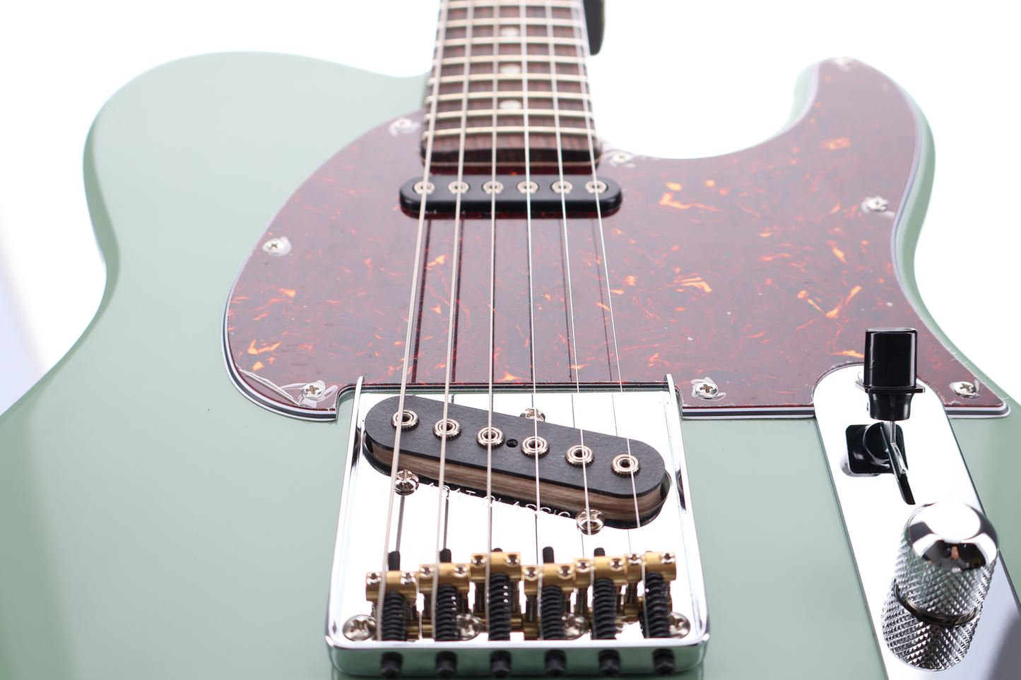 G&L Fullerton Deluxe ASAT Classic Electric Guitar Macha Green (06063)