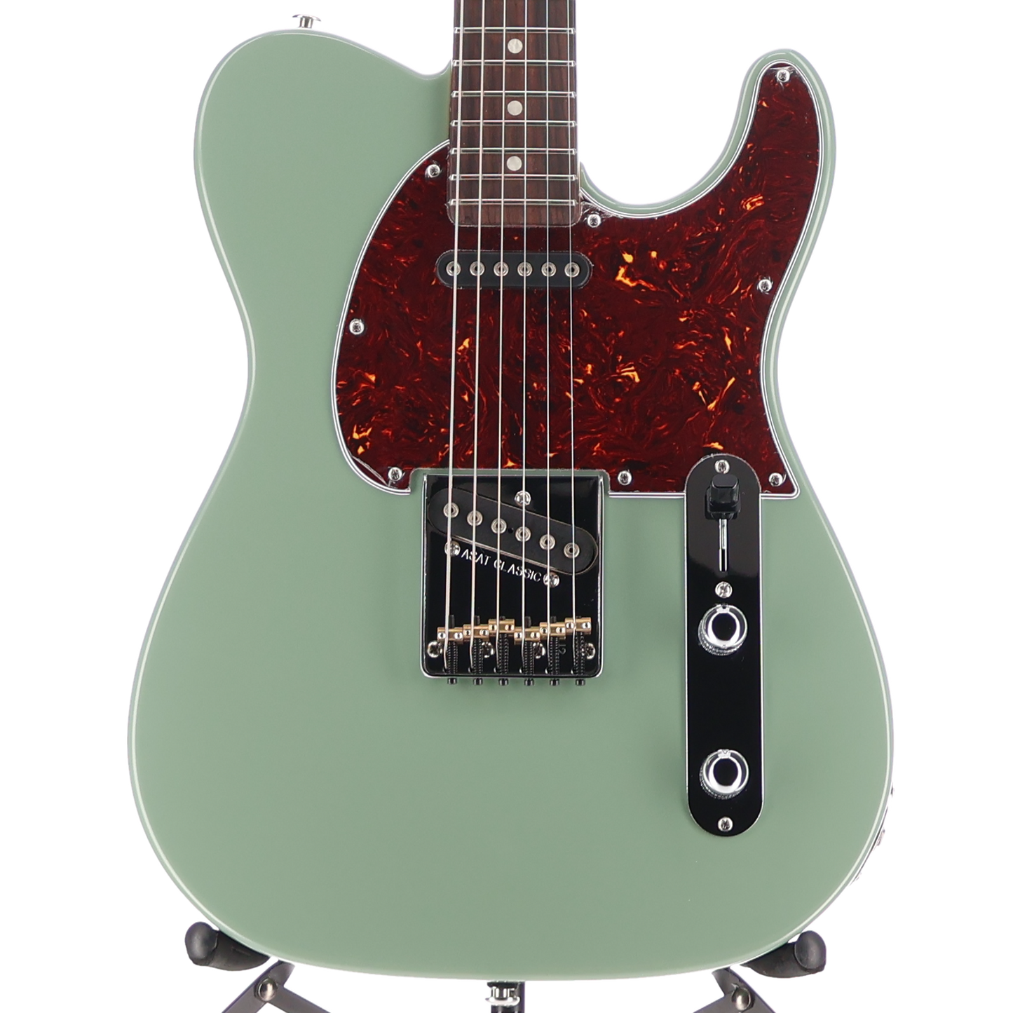 G&L Fullerton Deluxe ASAT Classic Electric Guitar Macha Green (06063)