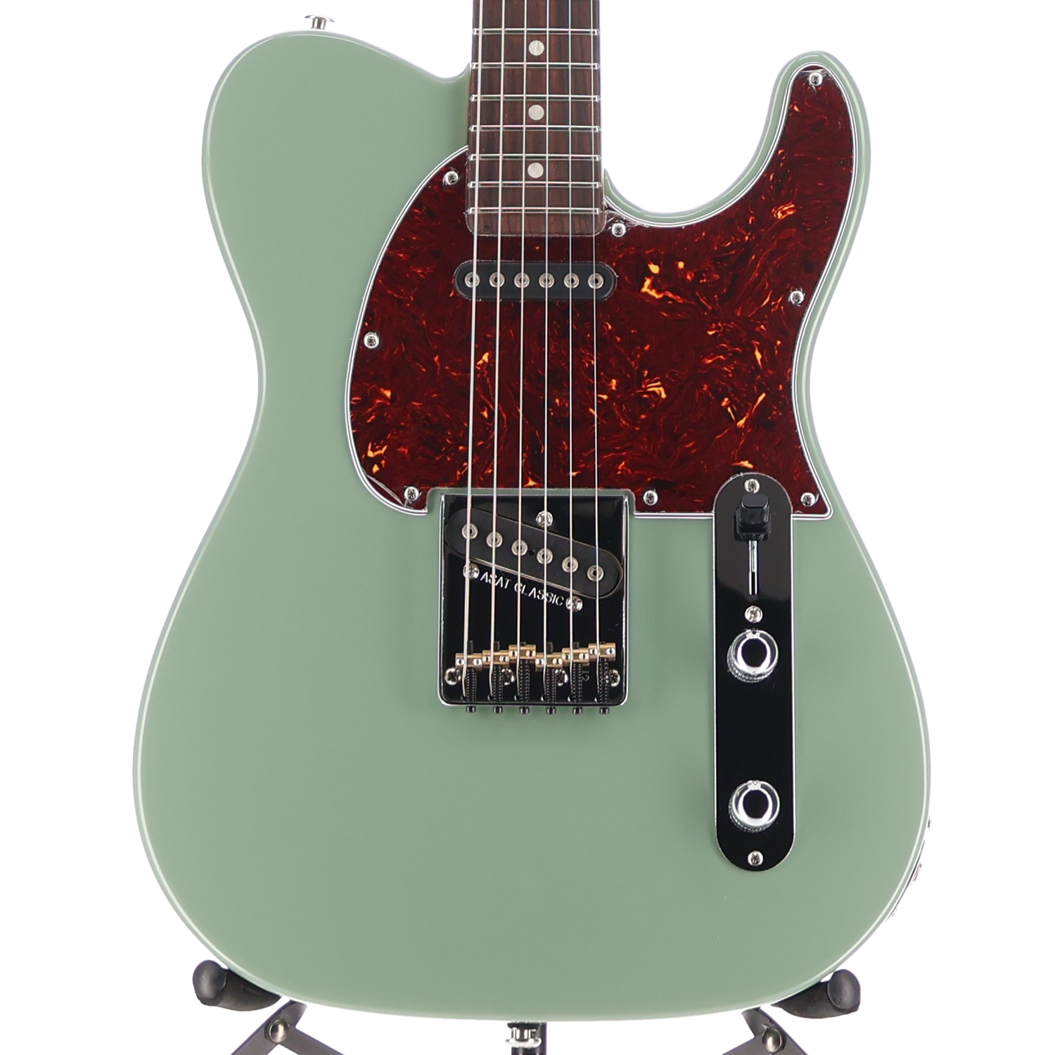 G&L Fullerton Deluxe ASAT Classic Electric Guitar Macha Green (06063)