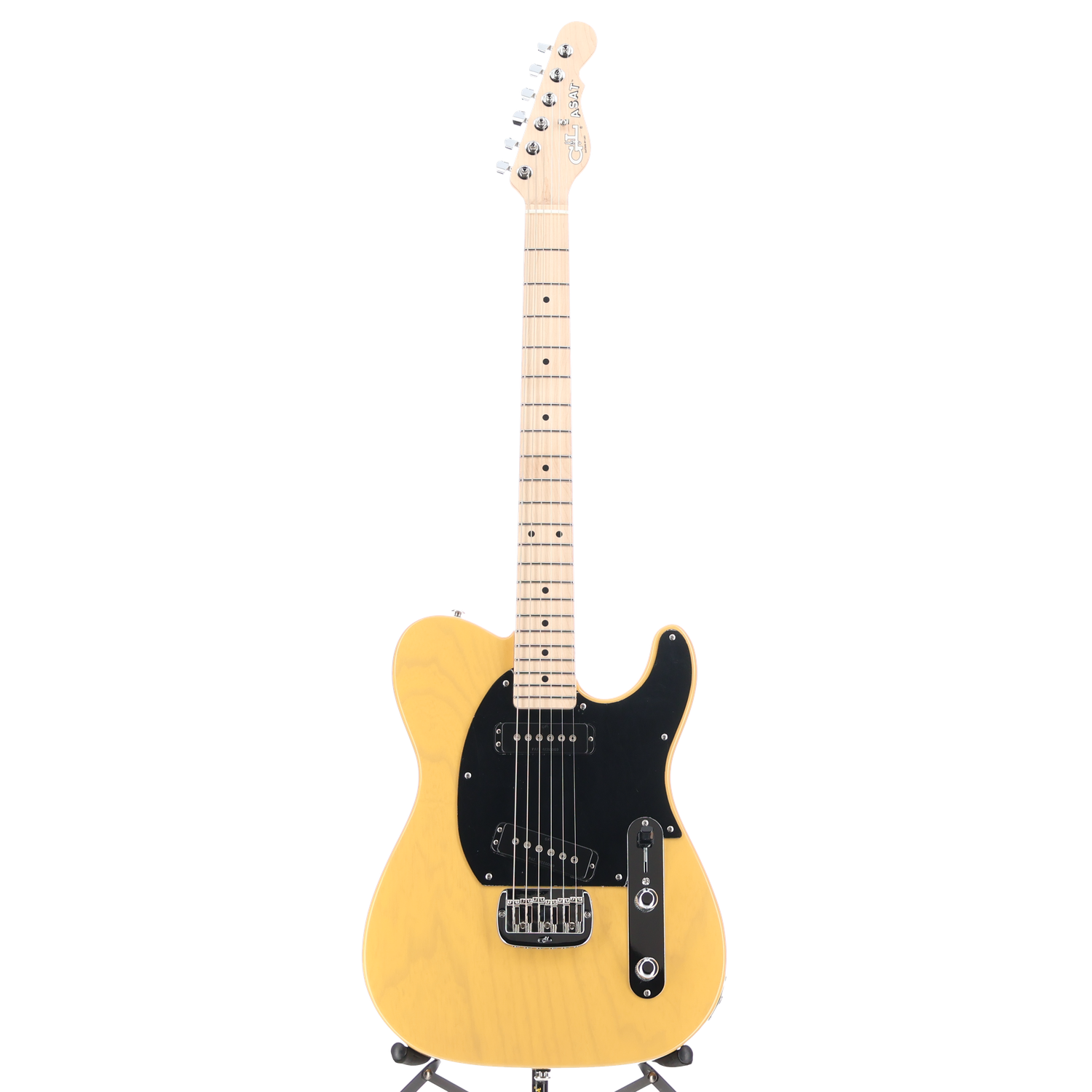 G&L Fullerton Deluxe ASAT Special Electric Guitar Butterscotch Blonde (04228)