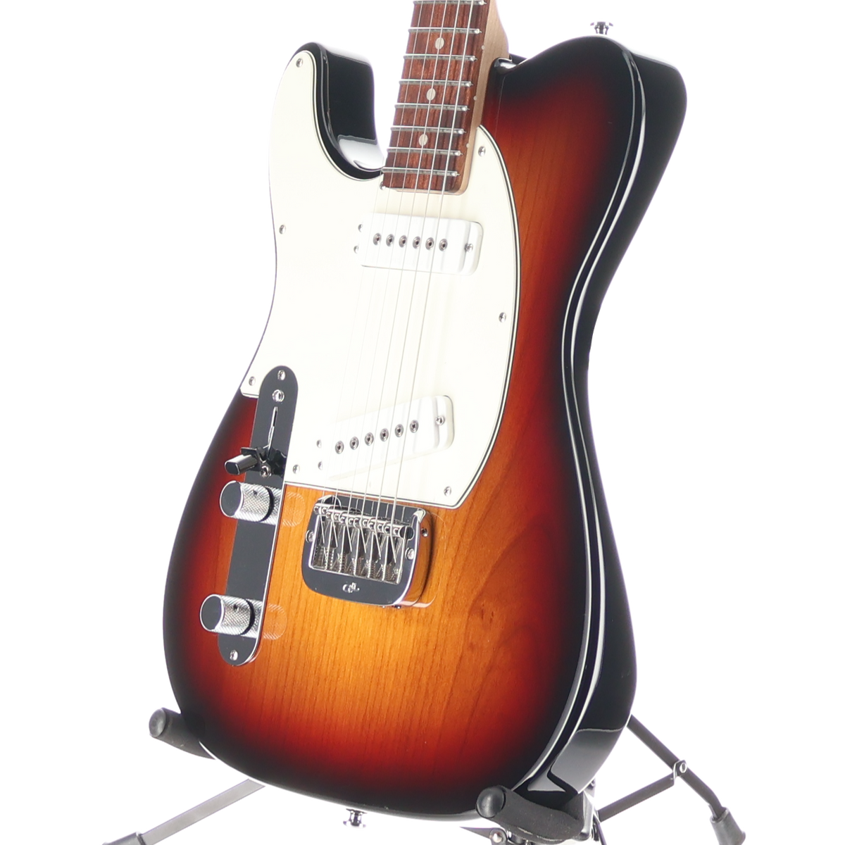 G&L Fullerton Deluxe ASAT Special Left Handed Electric Guitar 3 Tone Sunburst (SR) (12015)