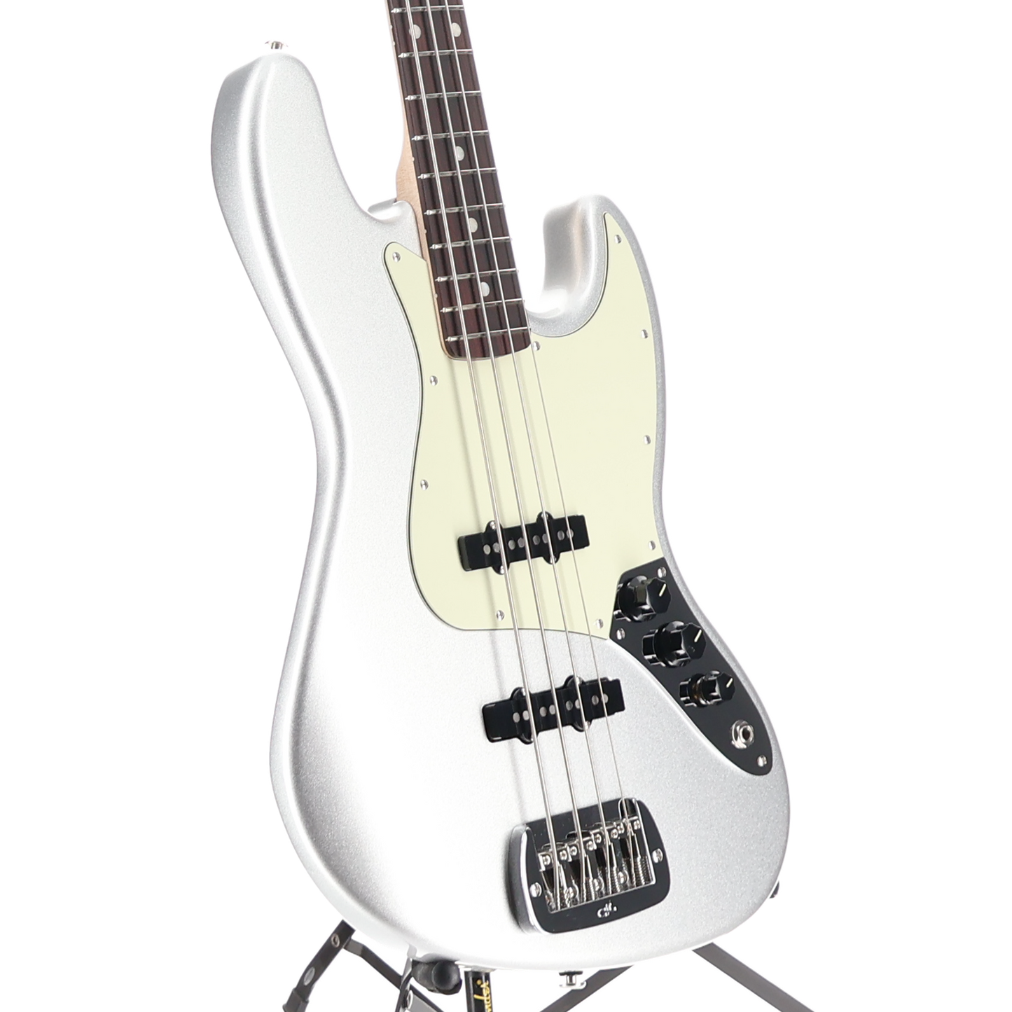 G&L Fullerton Deluxe JB 4 Bass Silver Metallic (04181)