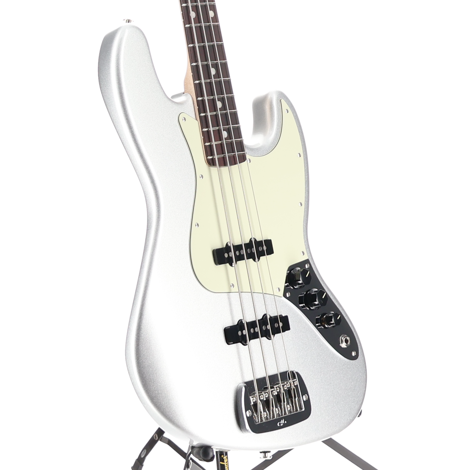 G&L Fullerton Deluxe JB 4 Bass Silver Metallic (04181)